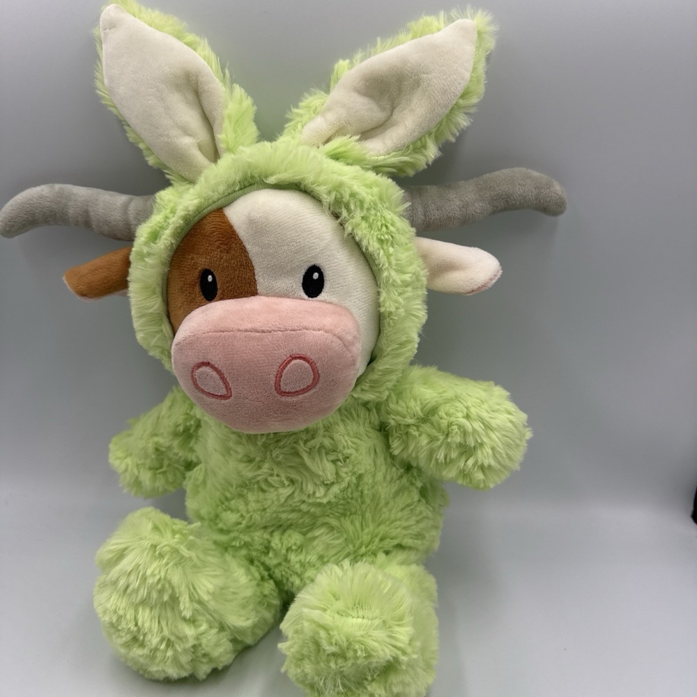 15" Plush Bull In Bunny Rabbit Suit Stuffed Animal Plushie